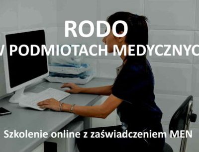szkolenie online rodo w podmiotach medycznych
